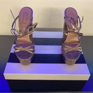Aquazzara Gold Wedges